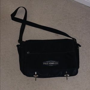 Vintage Ralph Lauren Polo Jeans Club flapover shoulder bag